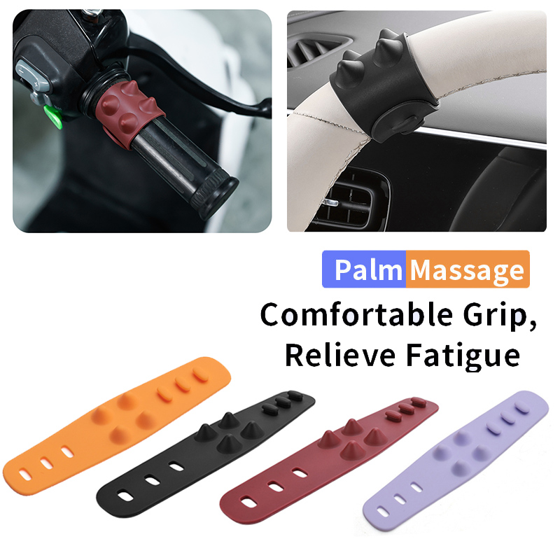 Car Accessories Limassol - شريط تدليك من السيليكون لعجلة القيادة