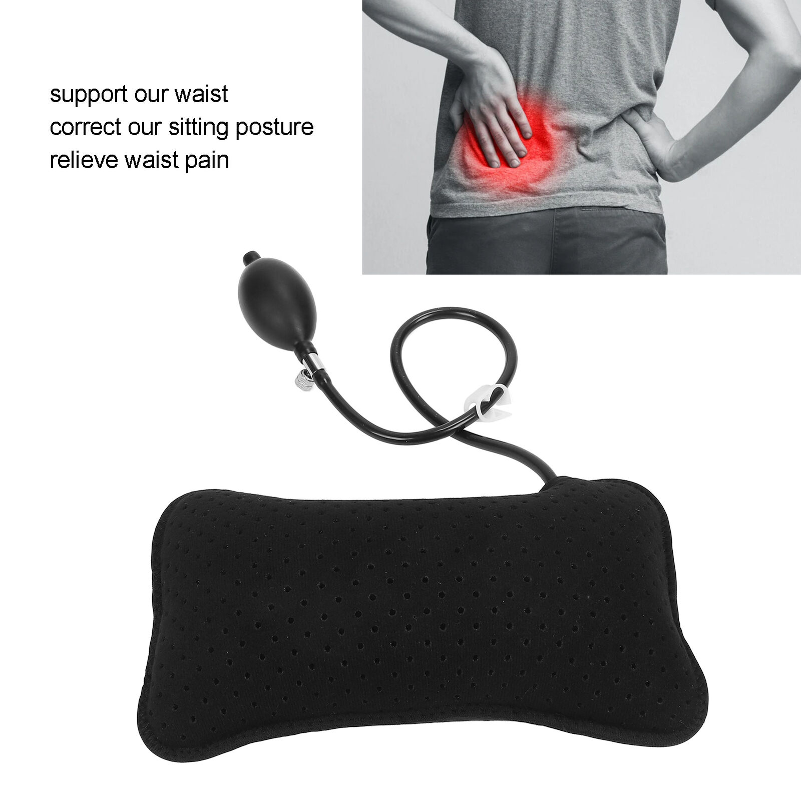 Car Accessories Limassol - سيارة نفخ كرسي داعم للفقرات القطنية