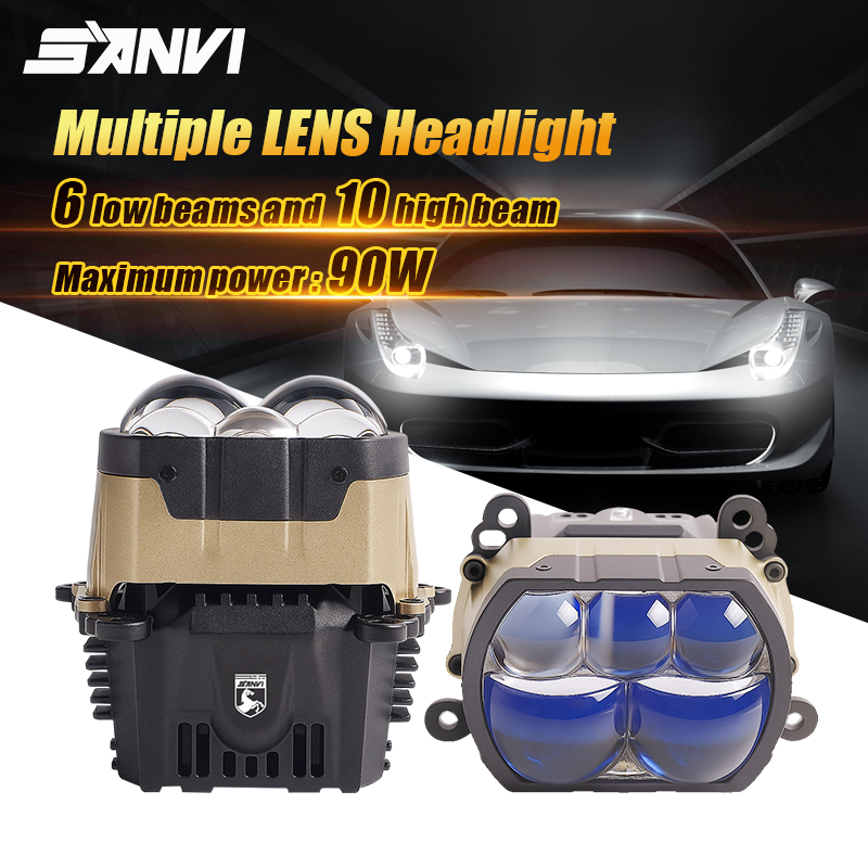 Car Accessories Low Price - SANVI 180 واط PX8 مربع ثنائية