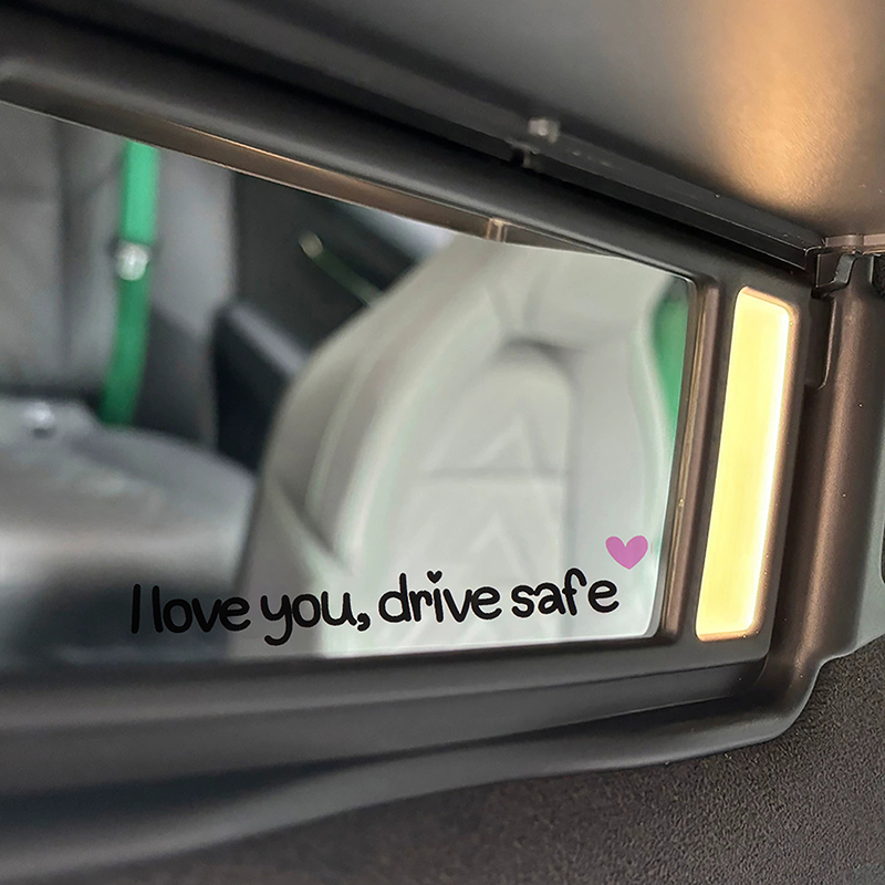 ملصقات مرآة السيارة الآمنة I L - مراجعة Car Accessories For Women وسعره
