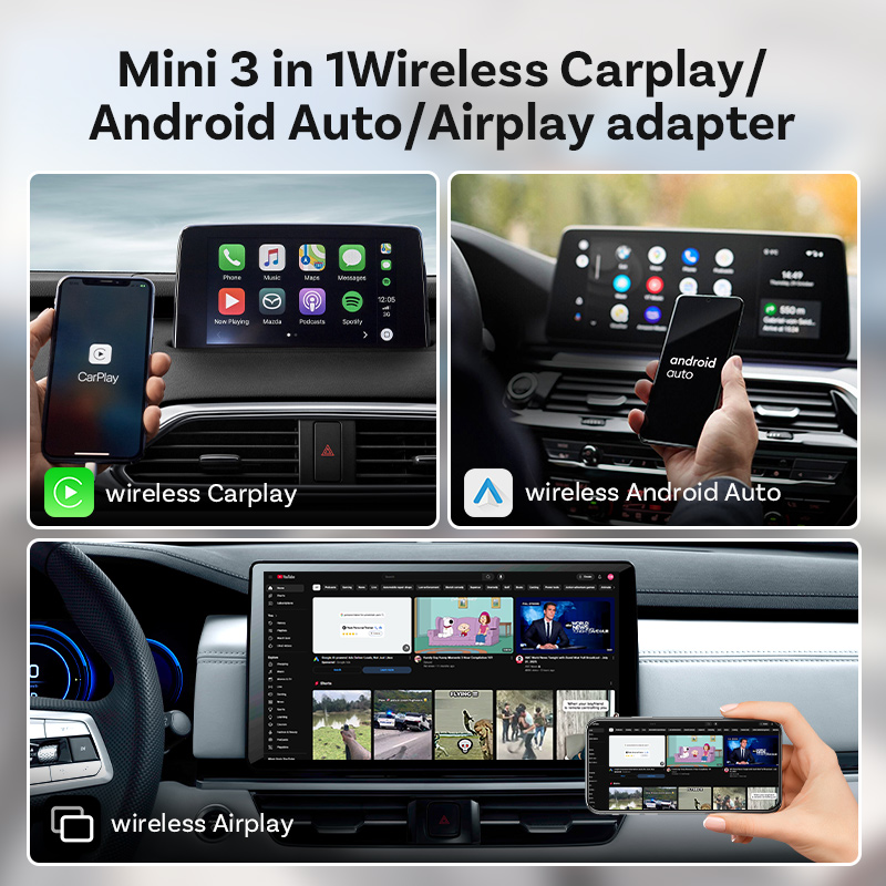 محول Ottocast Mini Air اللاسلك - مراجعة Car Accessories Youtube وسعره