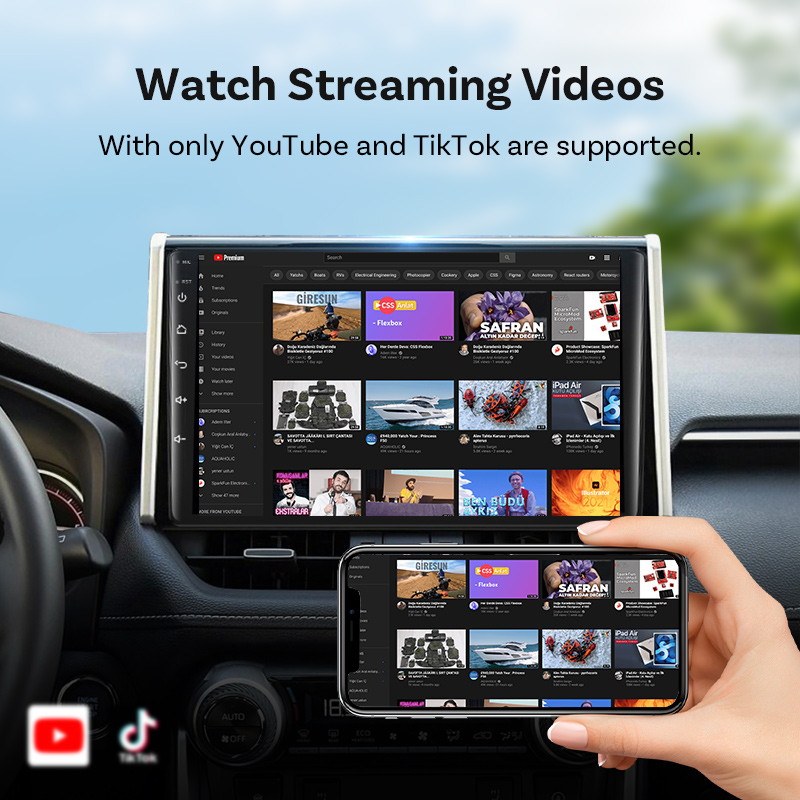 محول Ottocast Mini Air اللاسلك - مراجعة Car Accessories Youtube وسعره
