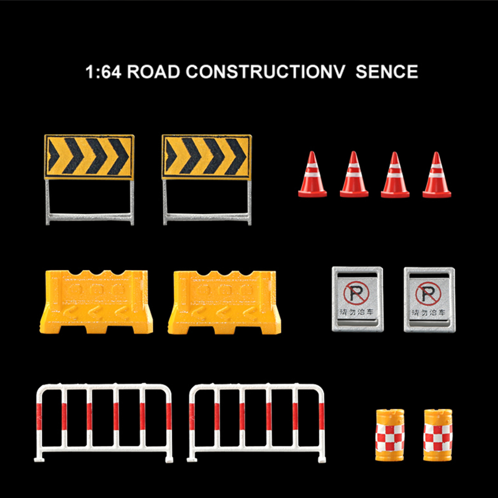مجموعة نماذج مشهد حاجز الطريق  - مراجعة Car Accessories Toy وسعره