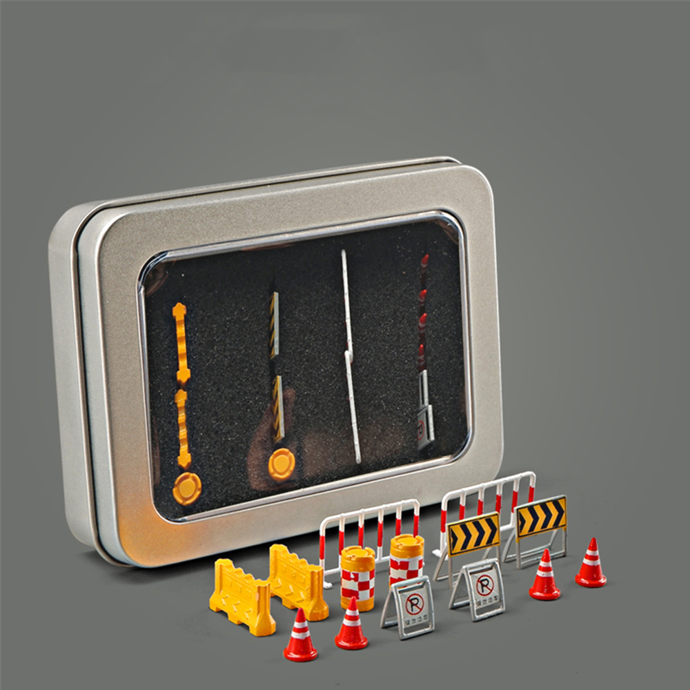 مجموعة نماذج مشهد حاجز الطريق  - مراجعة Car Accessories Toy وسعره