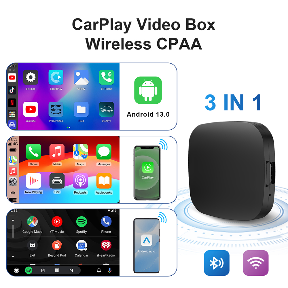 جديد 3 في 1 Carplay اللاسلكي و - مراجعة Car Accessories Youtube وسعره