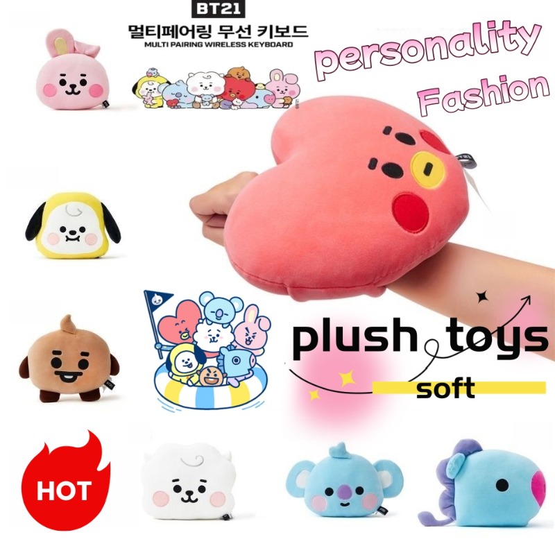 وسادة على شكل وجه شخصية BT21،  - مراجعة Car Accessories Toy وسعره