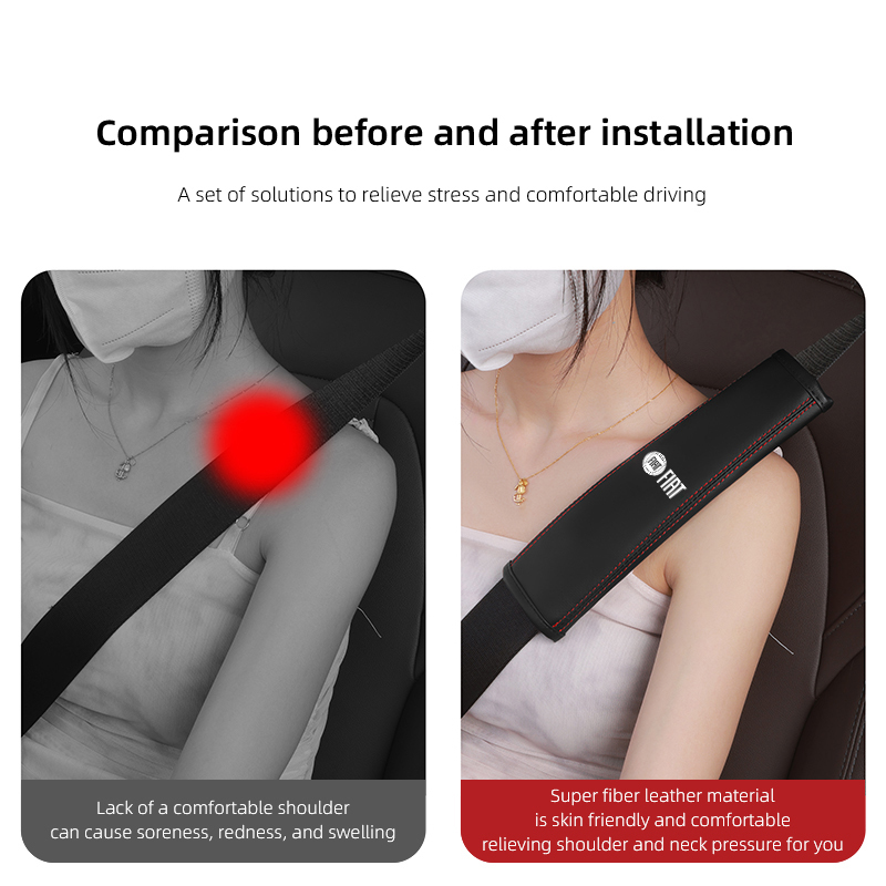غطاء حزام أمان السيارة، وسادة  - مراجعة Car Accessories Low Price وسعره