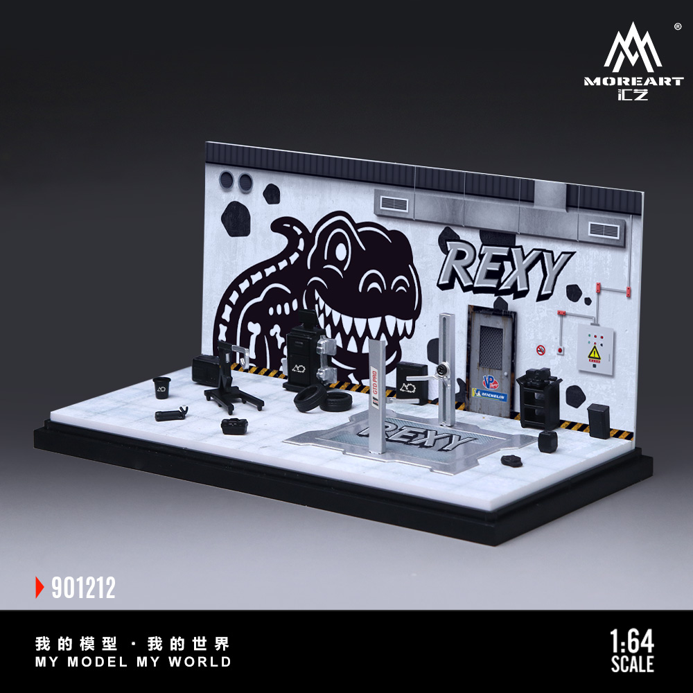 MoreArt 1:64 نموذج مشهد ورشة إ - مراجعة Car Accessories Toy وسعره