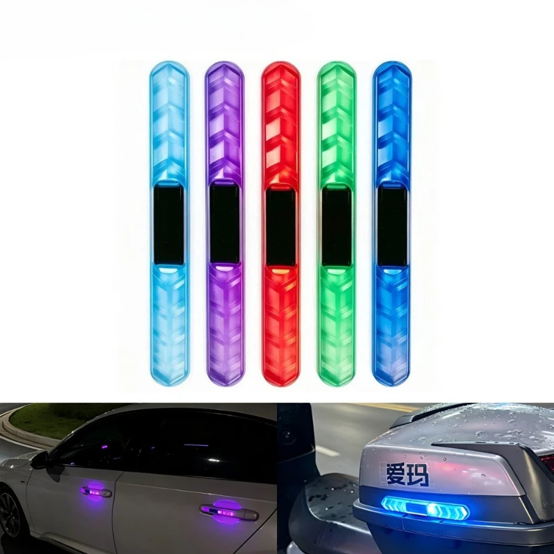 مصباح LED شمسي وامض للسيارة، ض - مراجعة Car Door Handle Protector وسعره