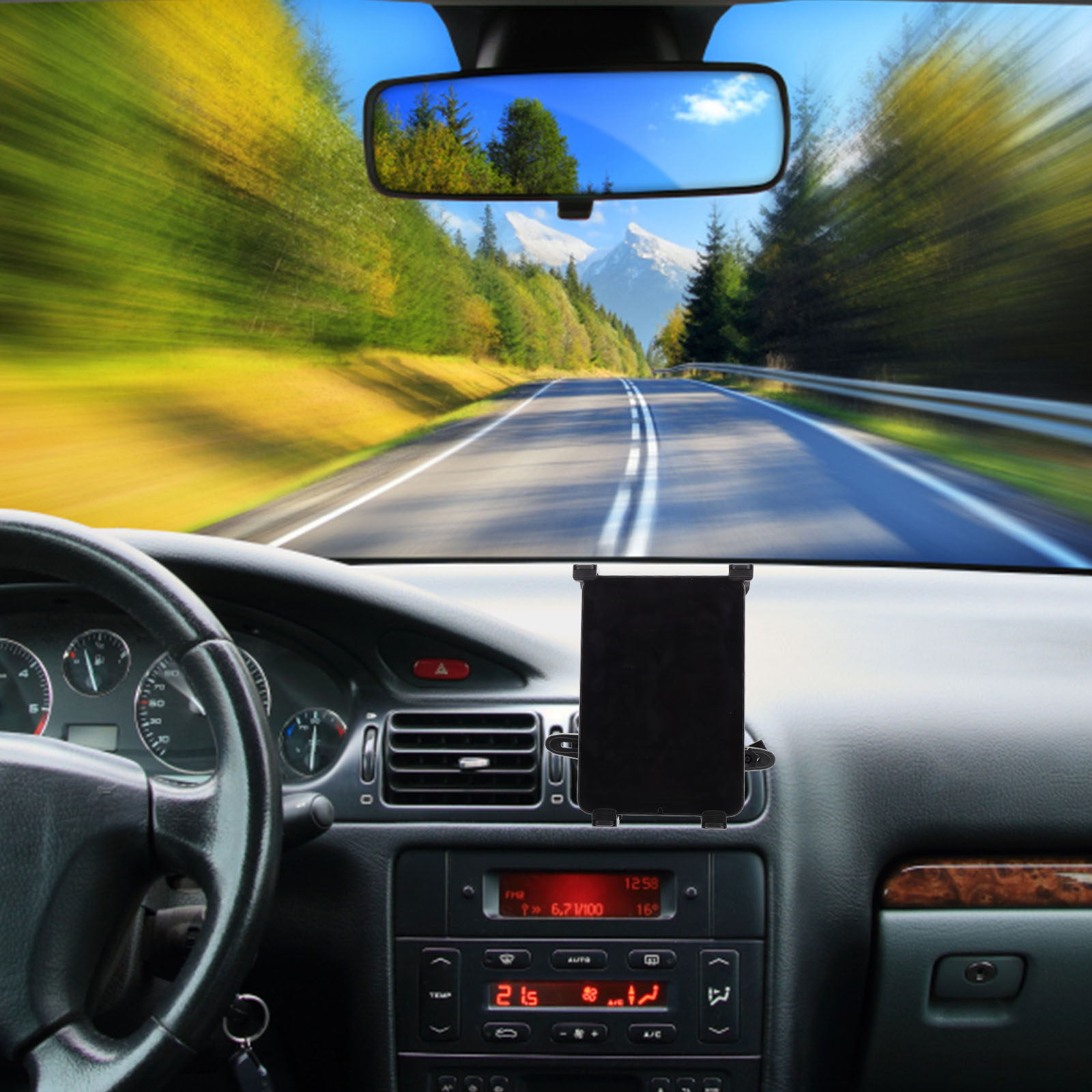 حامل جهاز لوحي لمسند الرأس في  - مراجعة Car Accessories For Women وسعره