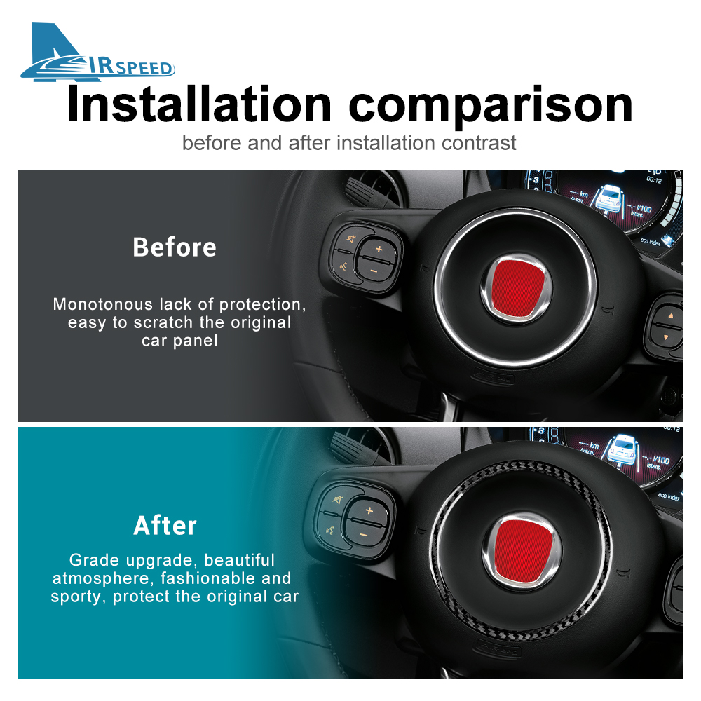 ملصق من ألياف الكربون الصلبة ا - مراجعة Car Accessories Low Price وسعره